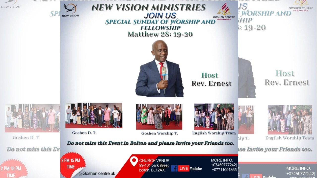 🔴GOSHEN CENTRE UK |SPECIAL SUNDAY SERVICE || 15-03-2026