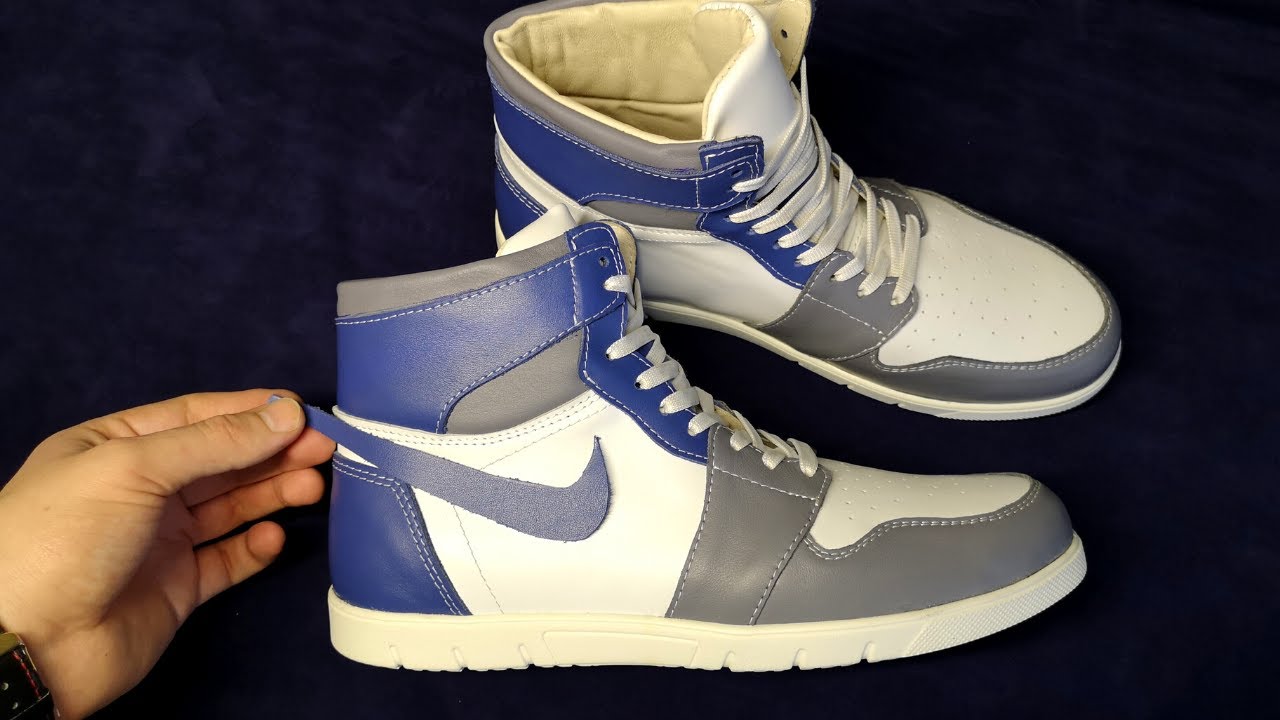 I create handmade sneakers with design look like air jordan 1