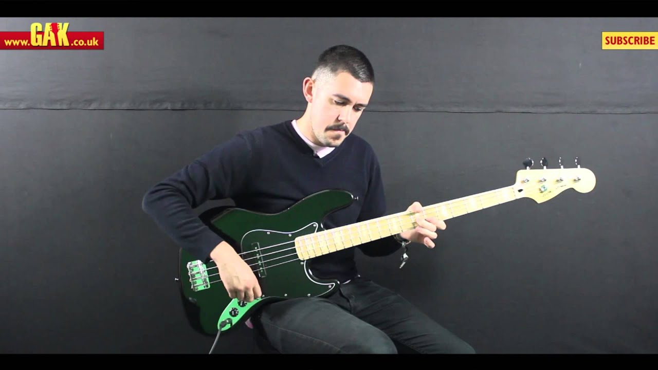 Squier - Vintage Modified Jazz Bass '77 Upgraded Demo at GAK