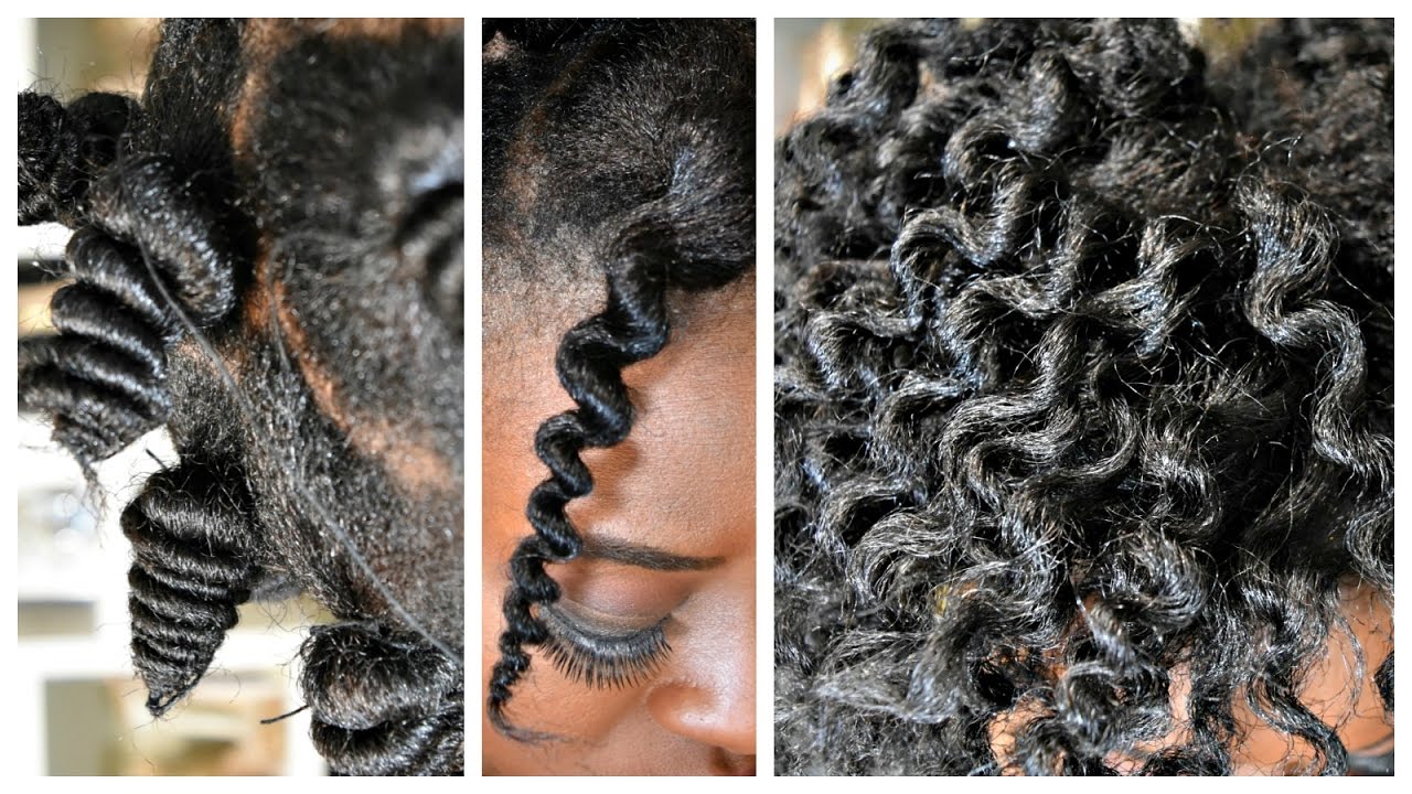 Fake A Twistout With THREAD Curls On Natural Hair: African Hair Threading