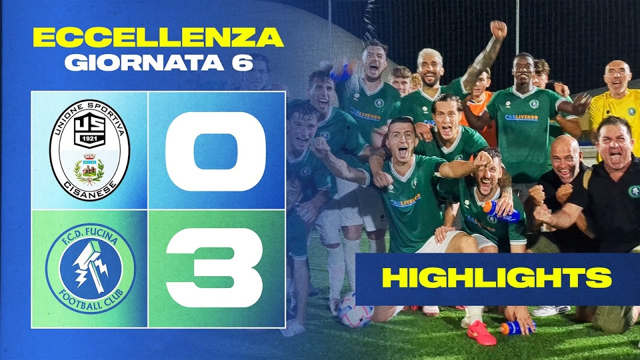 HIGHLIGHTS | CISANESE - FCD FUCINA | ECCELLENZA - GIRONE B | 3 di recupero