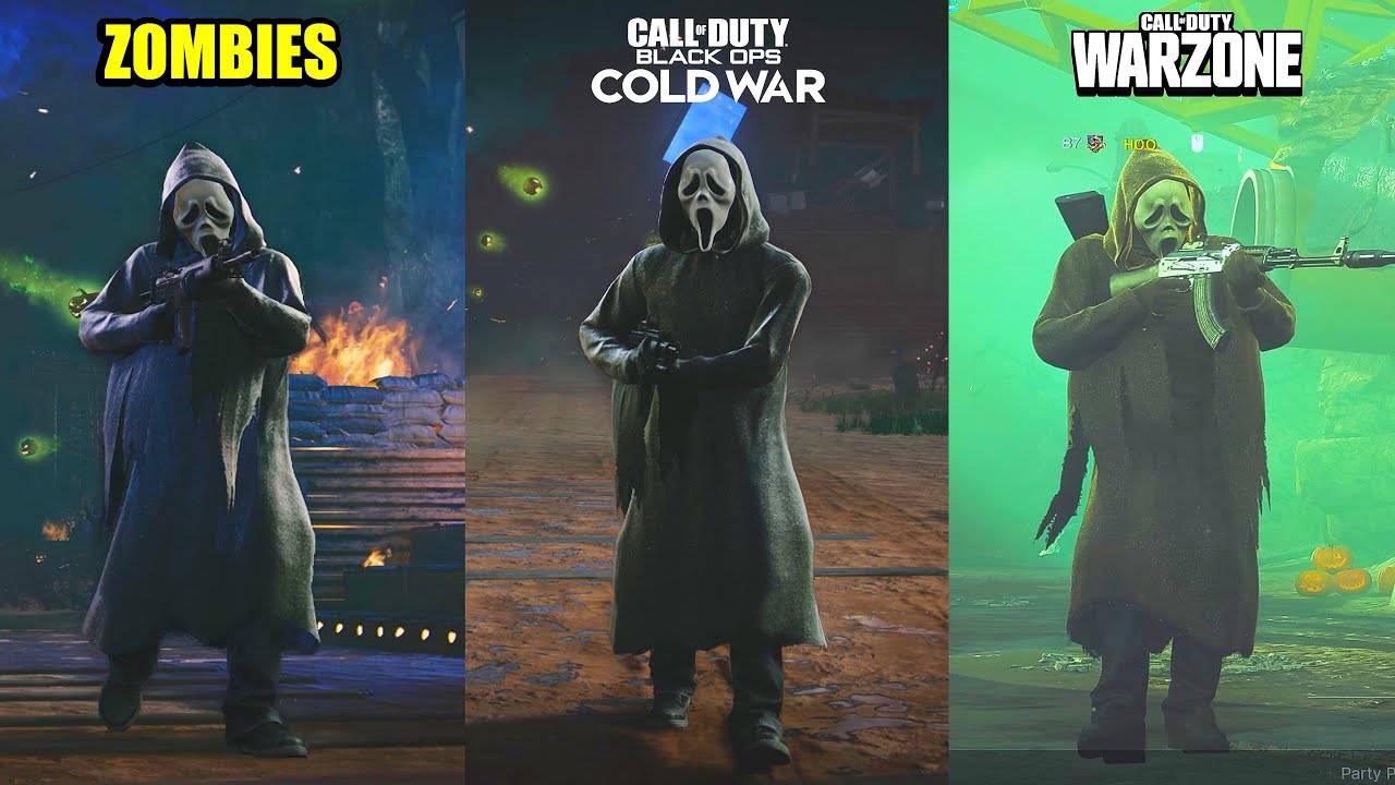 Halloween Lobby - Warzone vs Cold War vs Modern Warfare