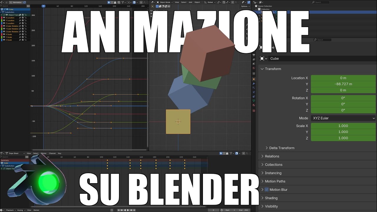 Introduzione all'ANIMAZIONE su Blender!