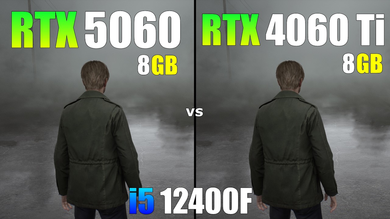 RTX 5060 vs RTX 4060 Ti : i5 12400F - Test in 8 Games | Which is Better?