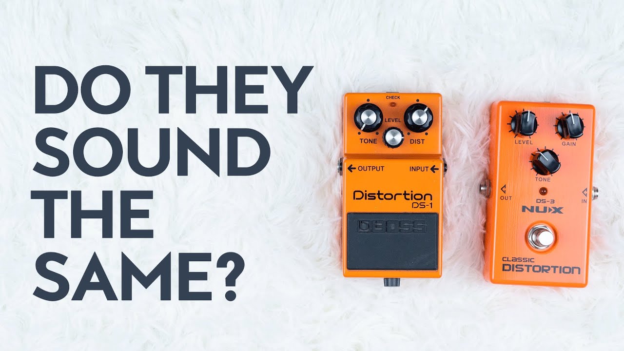 Boss DS-1 vs Nux DS-3 Classic Distortion - Do they sound the same?