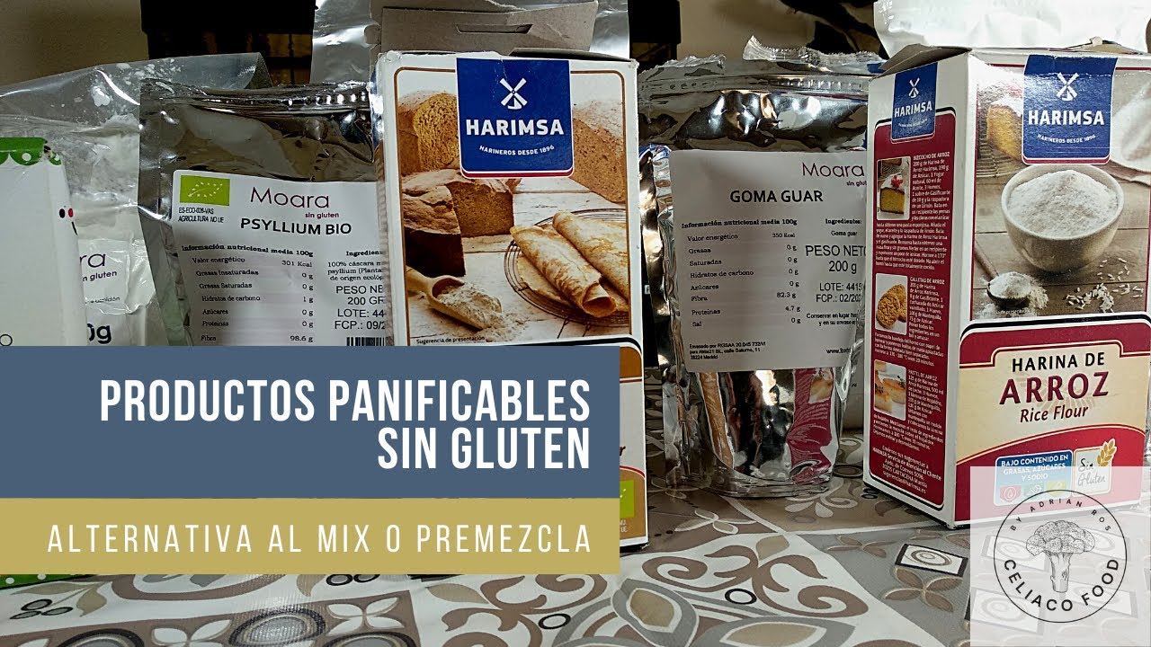 Productos Panificables y sus derivados Sin Gluten. ( Alternativa a la harina premezcla o mix )