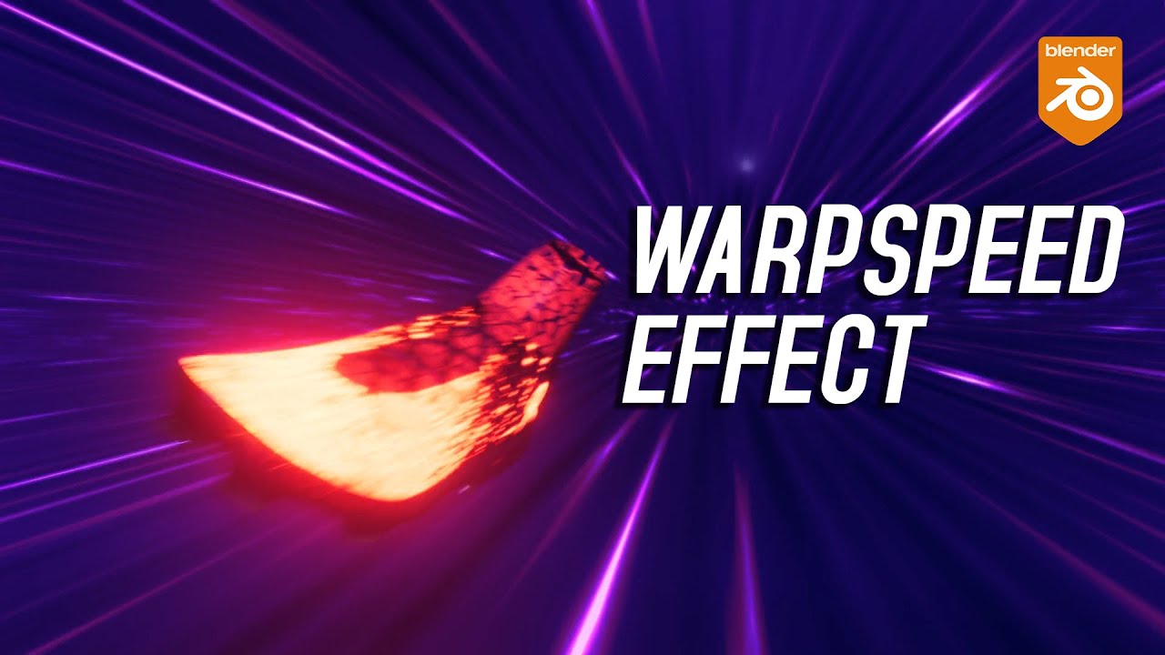 How to create a Warpspeed effect in Blender