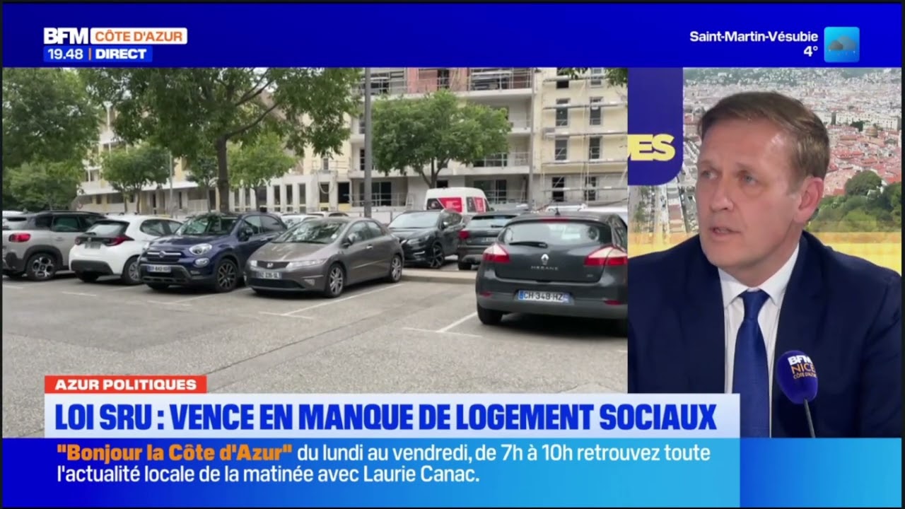 Le Logement - Débat BFM TV Cote D'Azur sur les Municipales à Vence