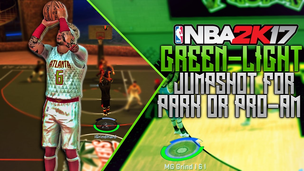 NBA 2K17 GREENLIGHT JUMPSHOT 100% FOR PRO-AM AND PARK