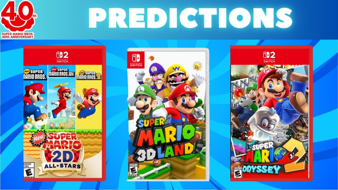 What are we getting for the 40th anniversary of Mario?