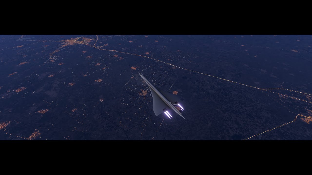 Flying the Concorde from Madeira to Copenhagen - LPMA / EKCH VATSIM - MSFS 2024