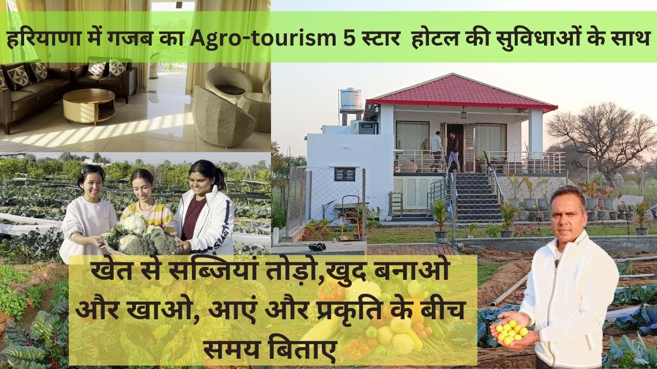 हरे-भरे खेतो में डॉक्टर साहब का अनोखा 5 star ✨ 🌟 Agro-tourism☘️🌱। Best farmers