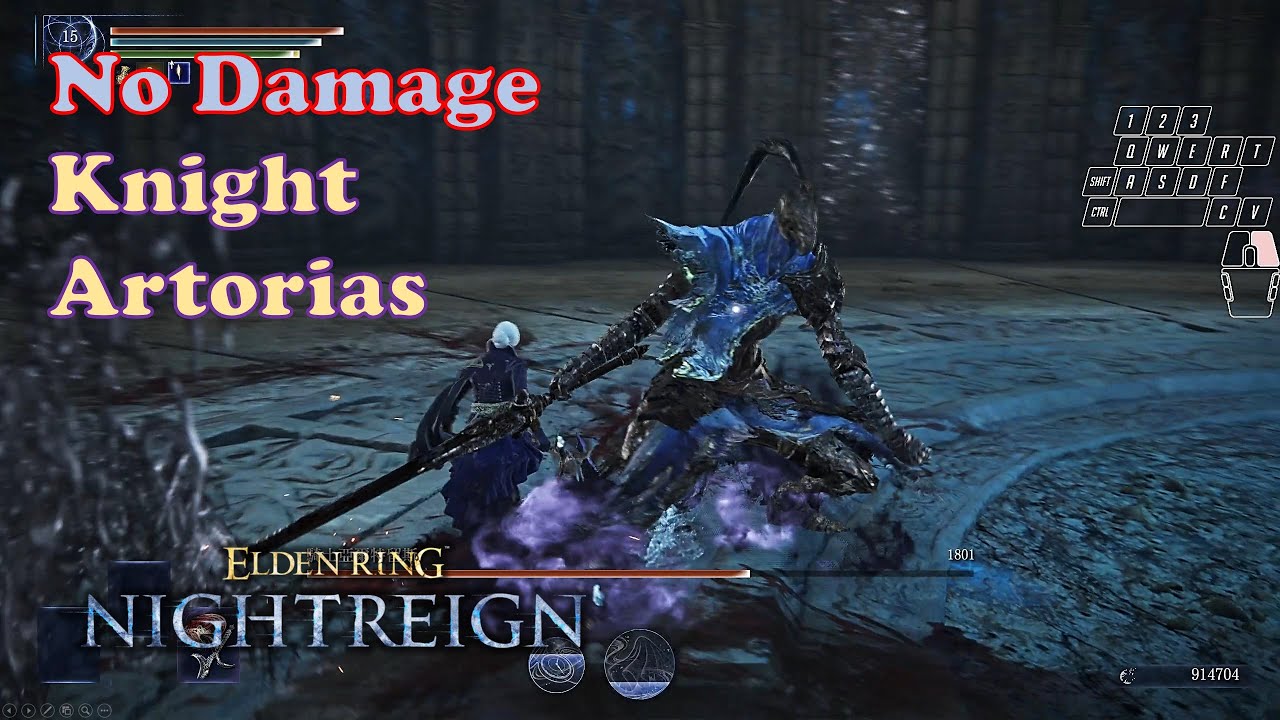 Duchess No Damage CQB vs Knight Artorias - Elden Ring Nightreign
