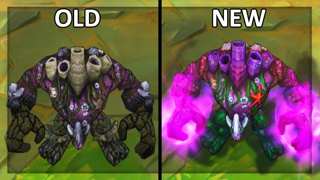 All Malphite Skins Complete Changes Old and New Visual Effects (VFX) Update - League of Legends