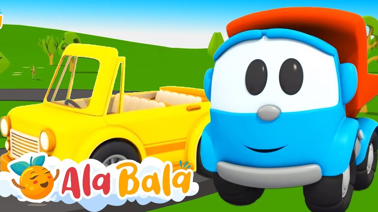Camionul Leo și mașina decapotabilă 🤩 2 ORE Desene animate educative pentru copii - AlaBaLa