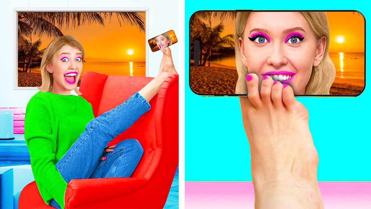 Instagram vs Real Life | Smart Gadgets vs Hacks by Ideas 4 Fun