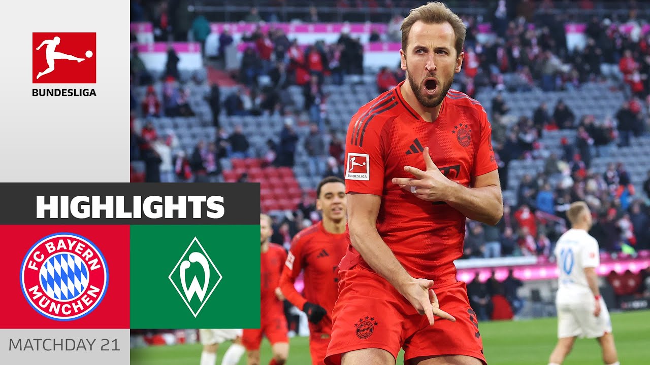 Kane Paved The Way To Victory! | FC Bayern M&uuml;nchen - SV Werder Bremen 3-0 | Highlights | MD 21