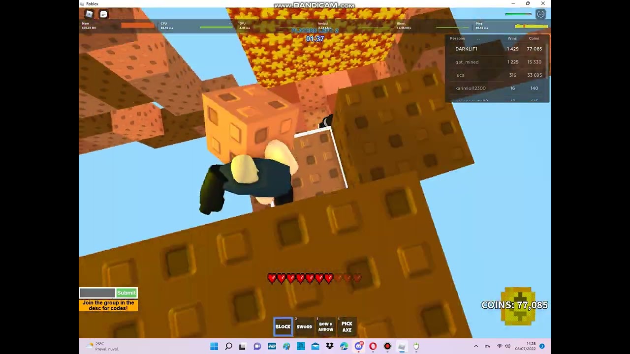 gameplay roblox skywars