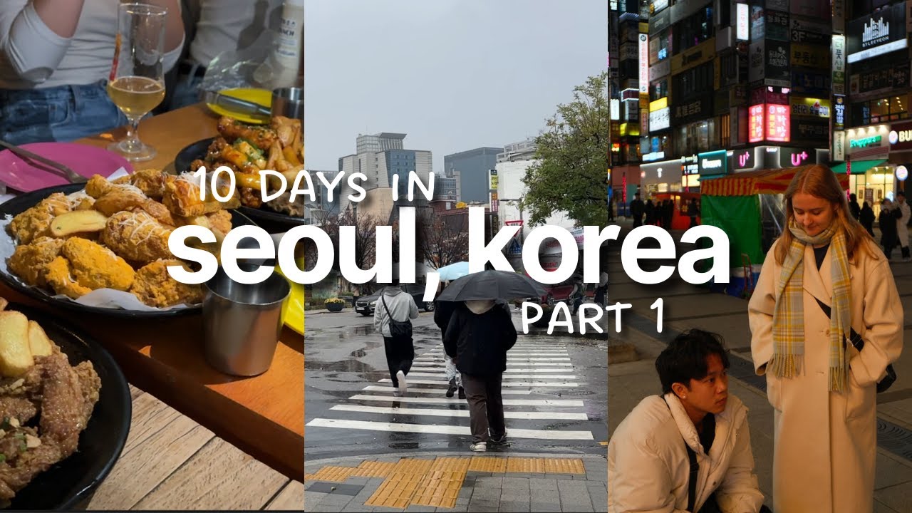 10 friends go to seoul 🇰🇷 for 10 days | cafes, arcade, food, and more
