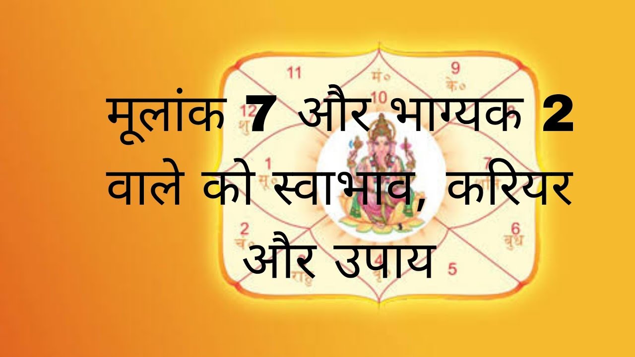mulank 7 aur bhagyank 2 ke log kaise hote hai #vedicastrology #numerology
