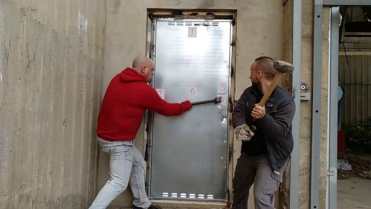 puerta de seguridad para trastero (beta) - Ensayo 1