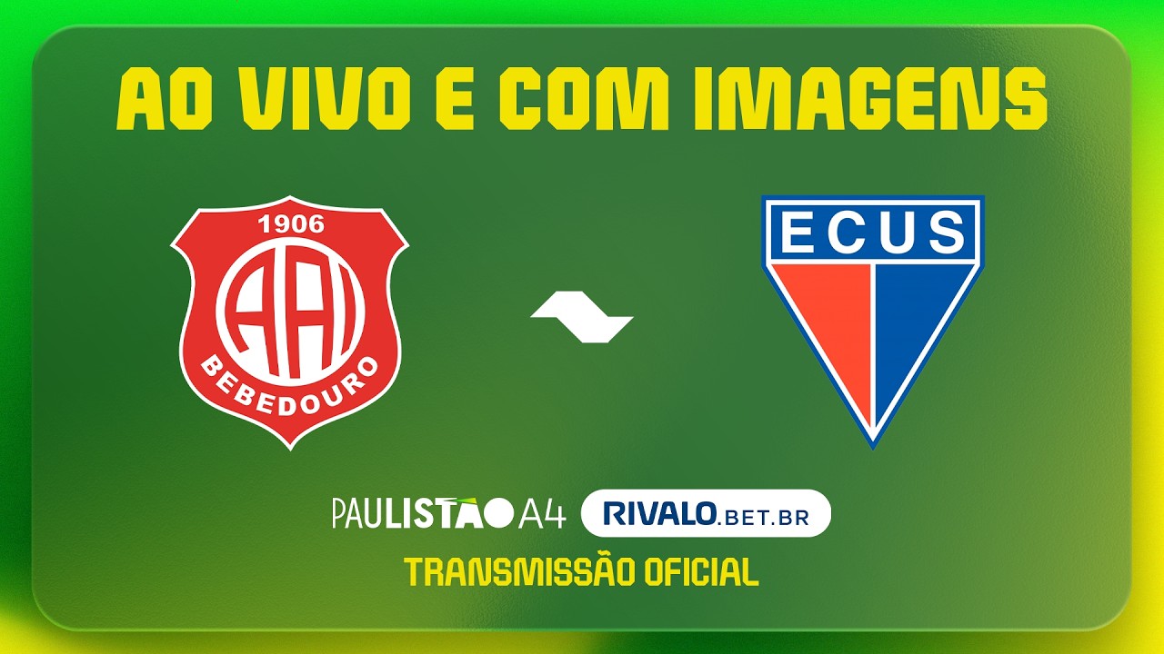 JOGO COMPLETO: INTER BEBEDOURO X ECUS | RODADA 10 | PAULISTÃO A4 RIVALO 2026