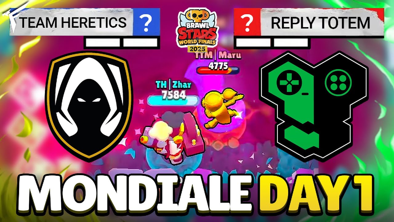 PRIMO GIORNO ASSURDO! TOTEM vs HERETICS 🌍 Brawl Stars