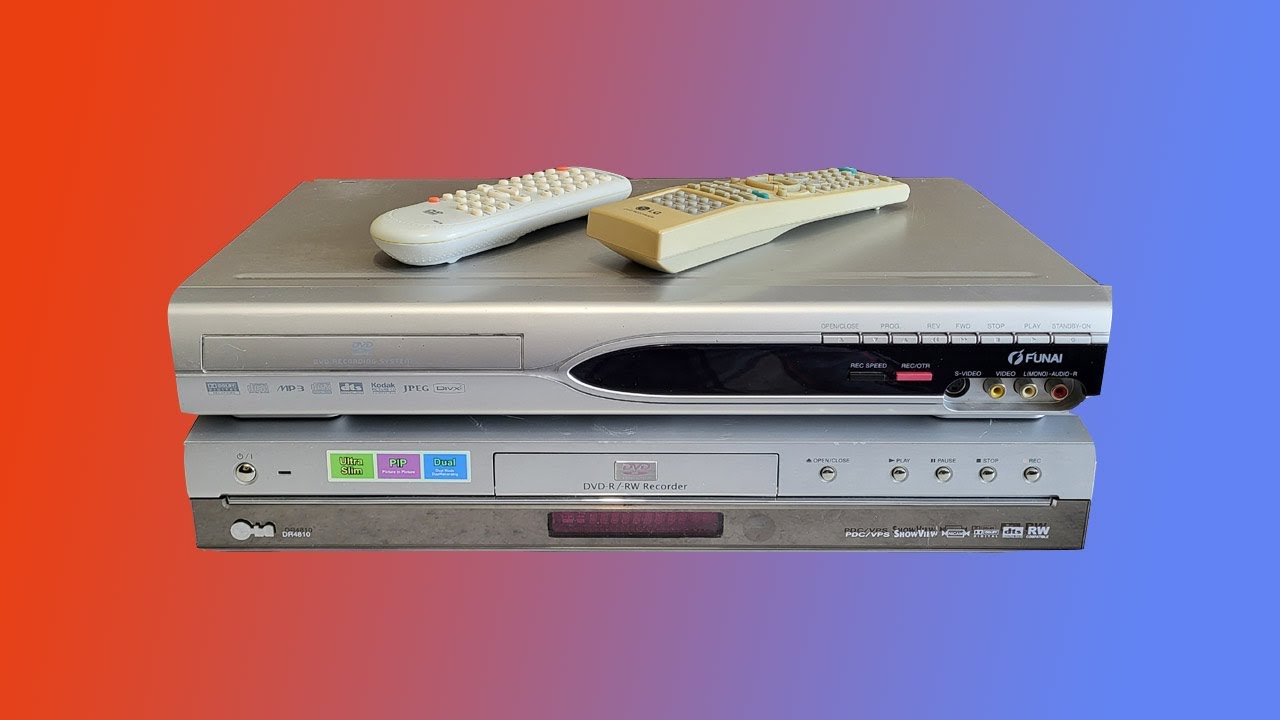Nagrywarki DVD stacjonarne Funai, LG oraz Manta (VHS RETRO 47)