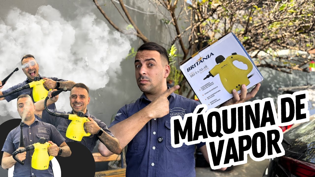 TESTAMOS A MÁQUINA DE VAPOR NA ESTÉTICA AUTOMOTIVA