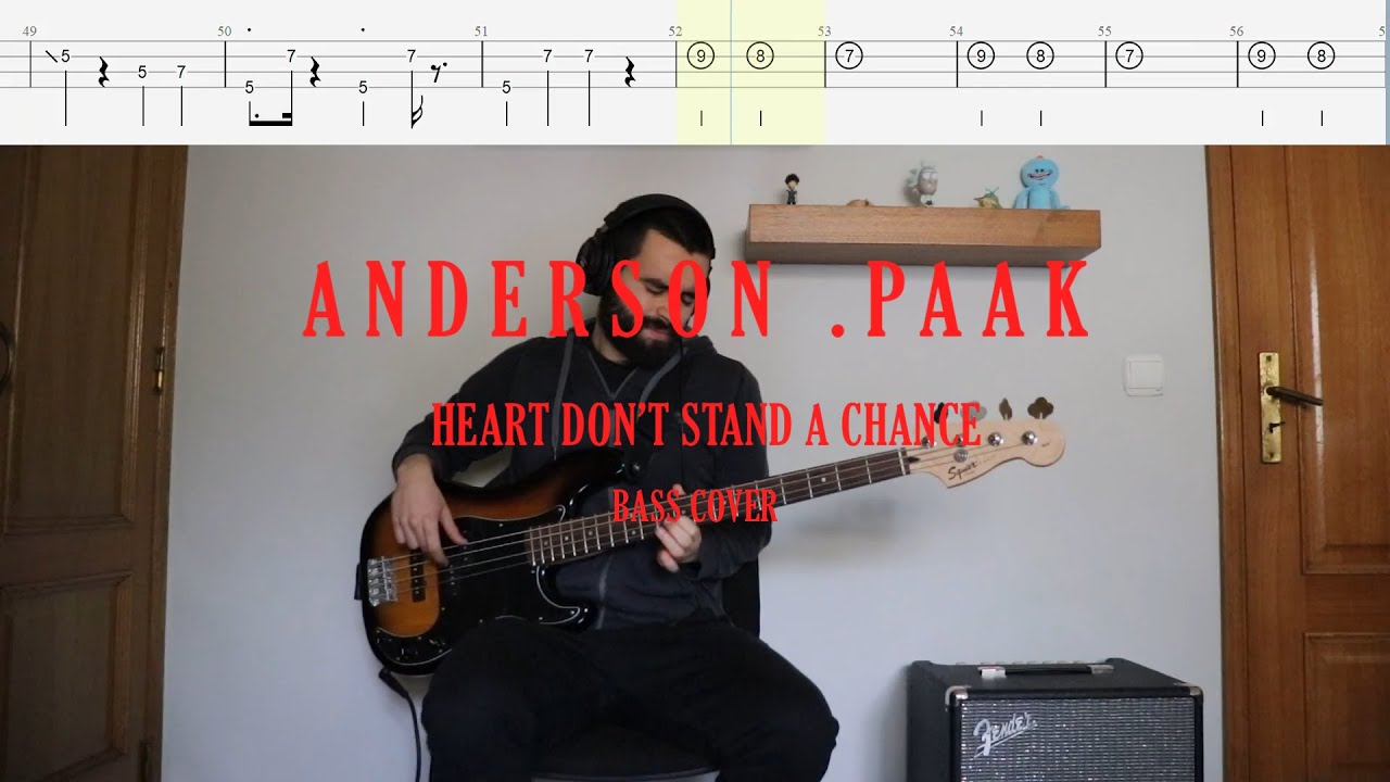 Anderson .Paak // Heart Don't Stand a Chance [Bass Cover + Tabs]