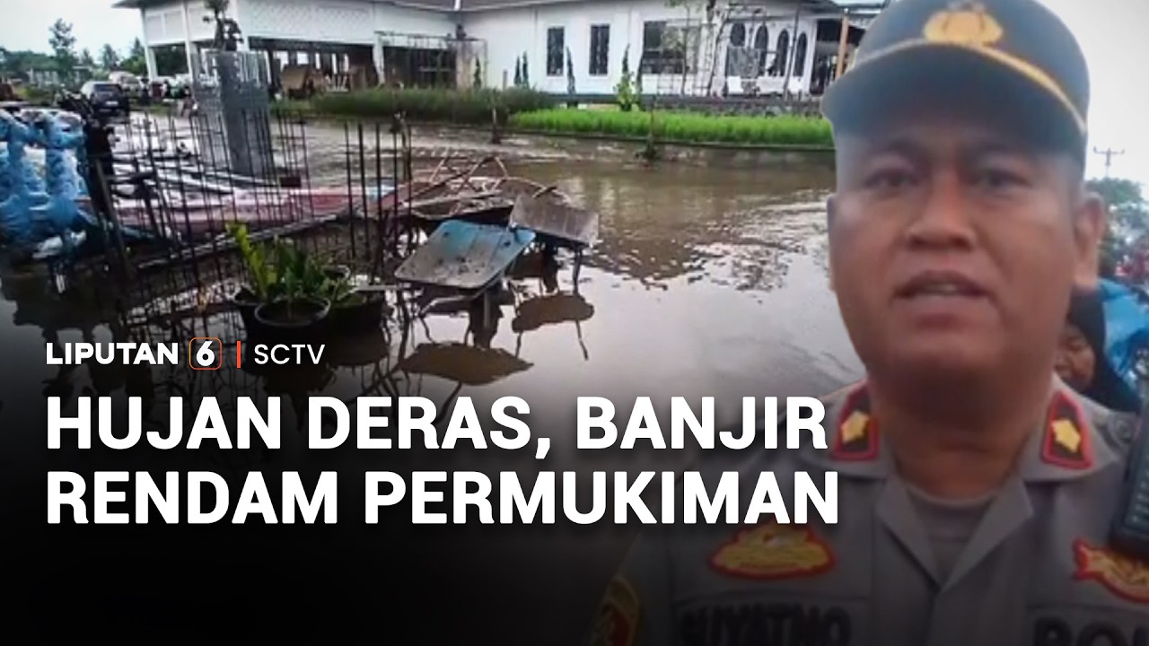 Hujan Deras, Banjir Rendam Permukiman | Liputan 6