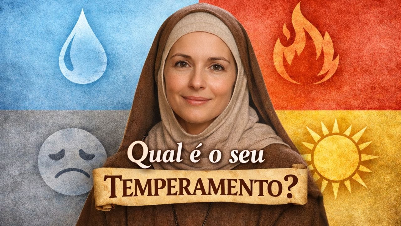 Eu Descobri meu Temperamento com Hildegarda e Você? Fleumático, Melancólico, Colérico ou sanguíneo.