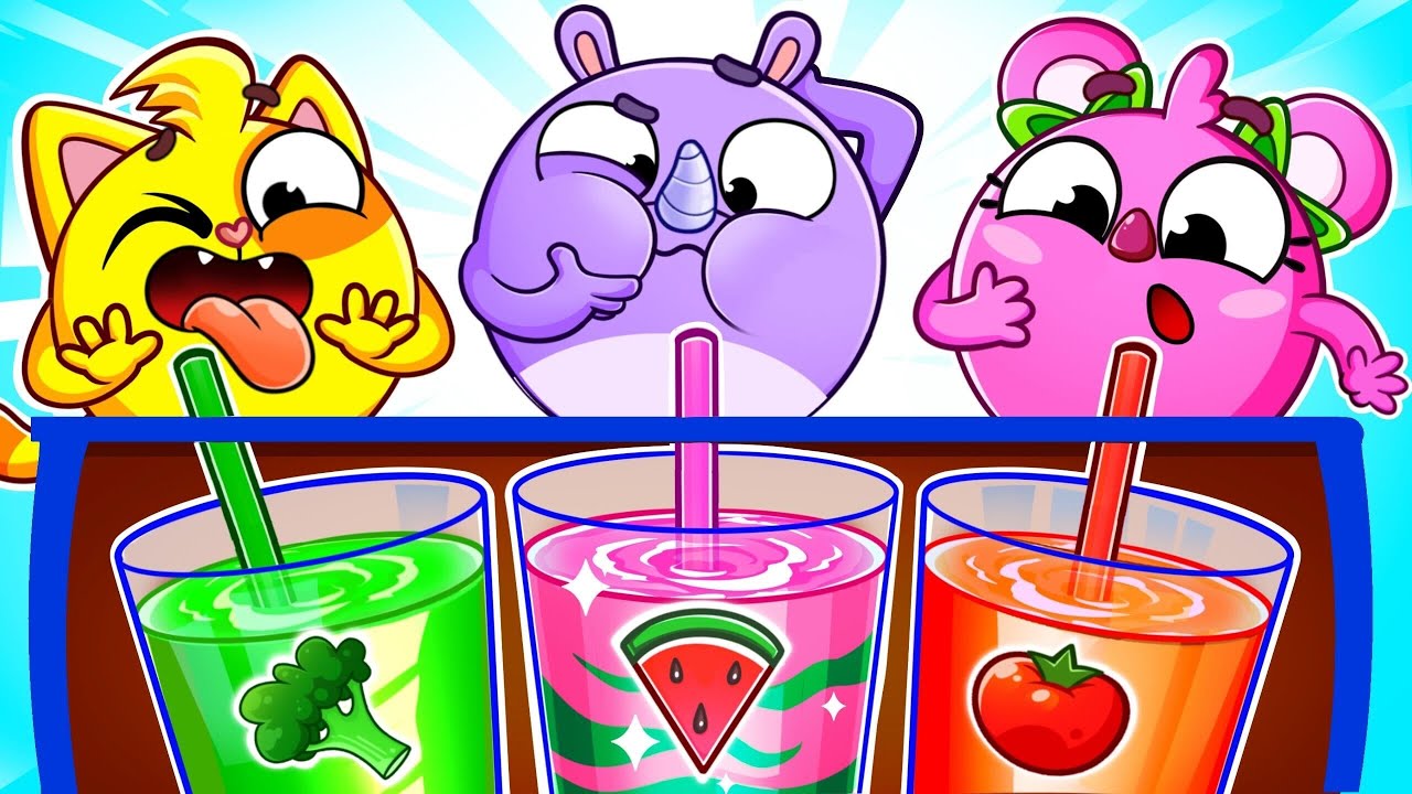 What's The Taste Song 🍓🍋 Yummy Guessing Game! Kids Songs by Baby Zoo & Friends