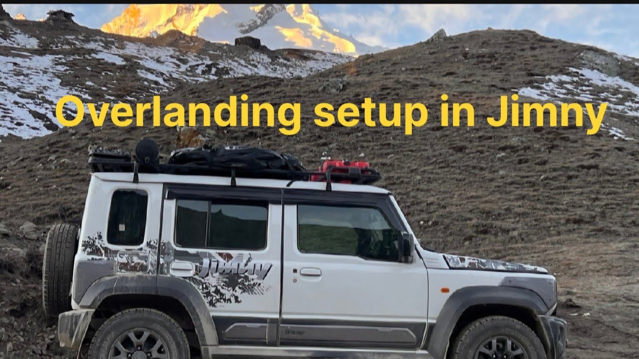 Overlanding set up in Jimny