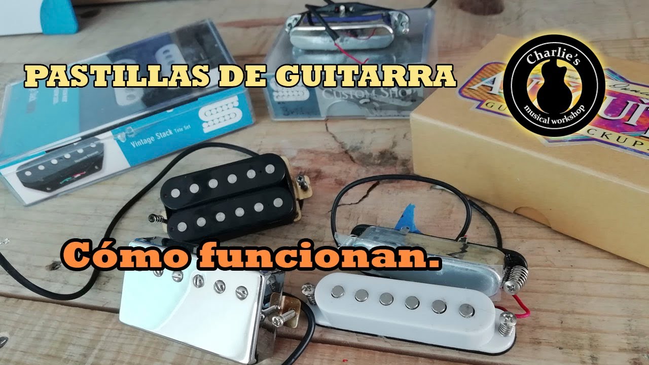 Cómo funcionan las pastillas (micrófonos) para guitarra.