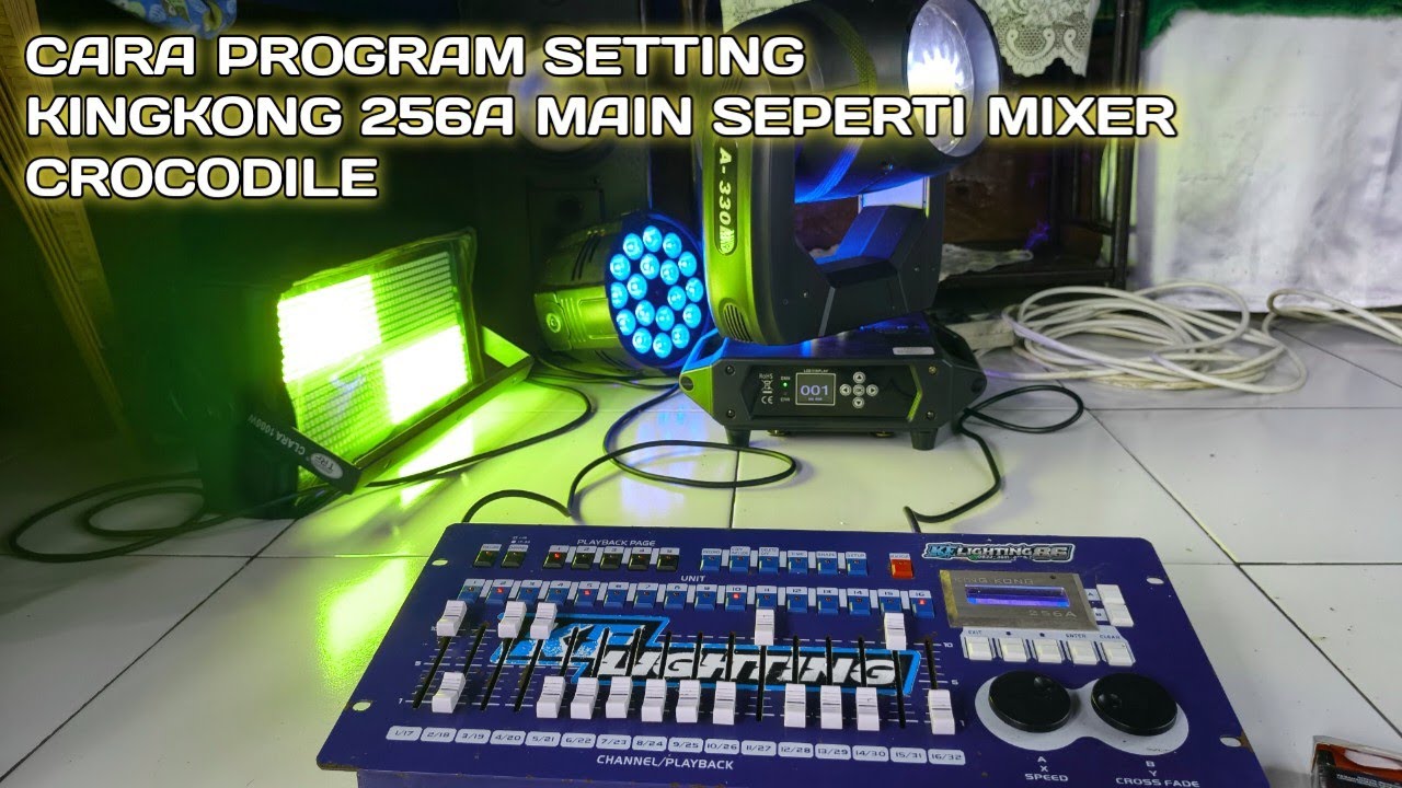 Gaya main mixer kingkong sama dengan mixer crocodile