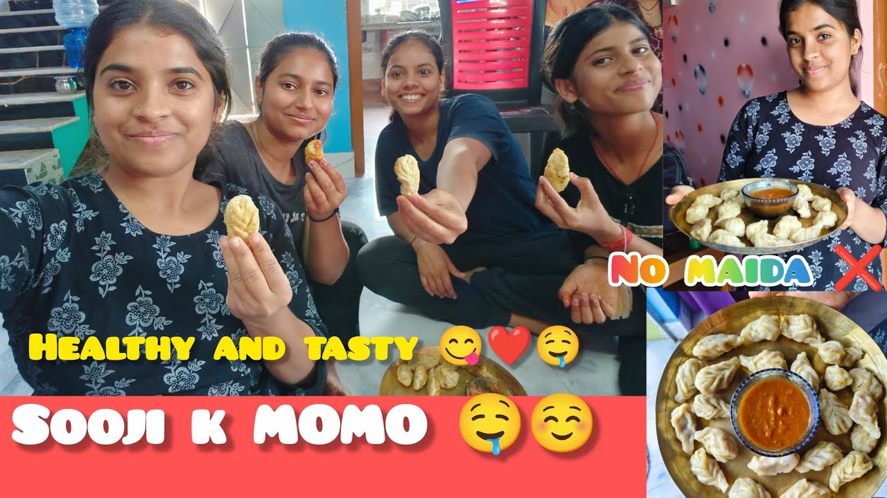 Healthy sooji ka momo | sooji ka momo kese banaye | No maida #soojikmomo 