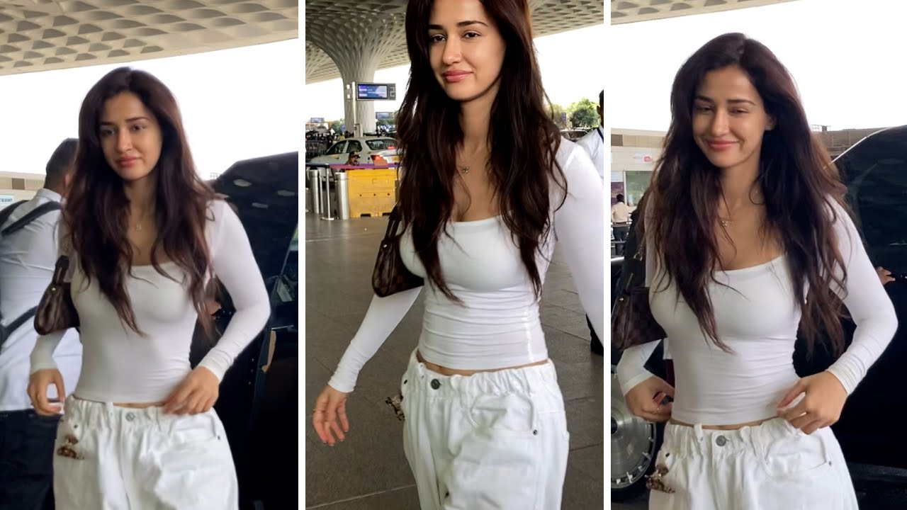 Disha Patani Spotted at Mumbai Airport! ✈️ | Exclusive Look | #DishaPatani
