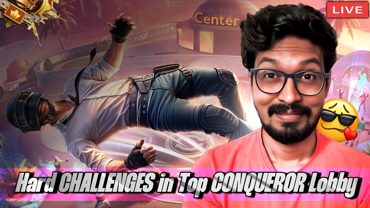 🔴Live Challenges in Conqueror Tier🔥 | PUBG Mobile Live | BGMI Live