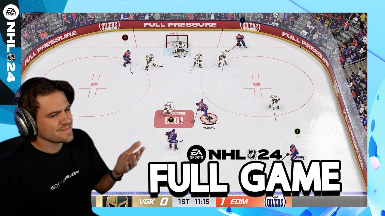 Полная версия игры NHL 24 *Уровень сложности «Суперзвезда»*