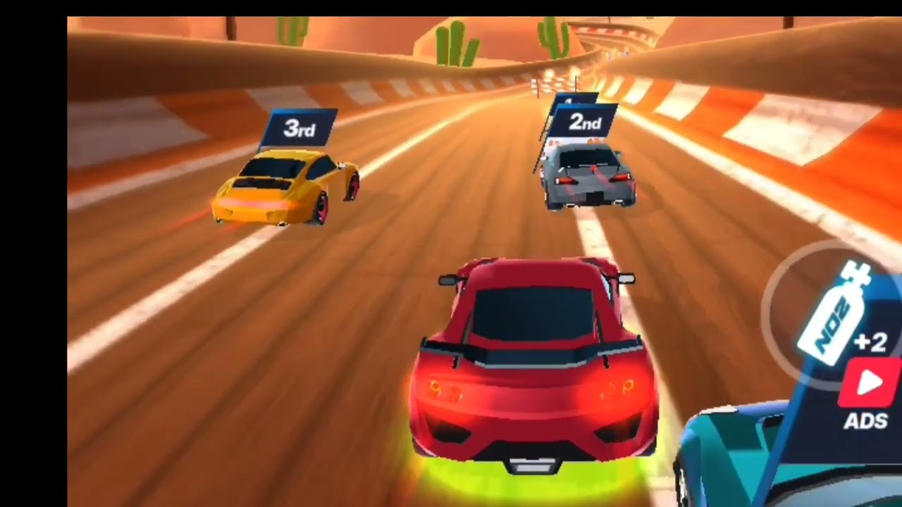 Challenging the Racing King in a Fireball Arena