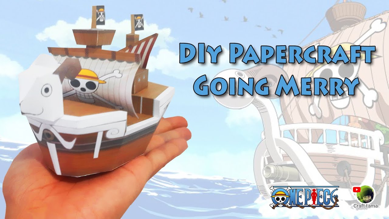 Papercraft Going Merry Cube/Simple - One Piece