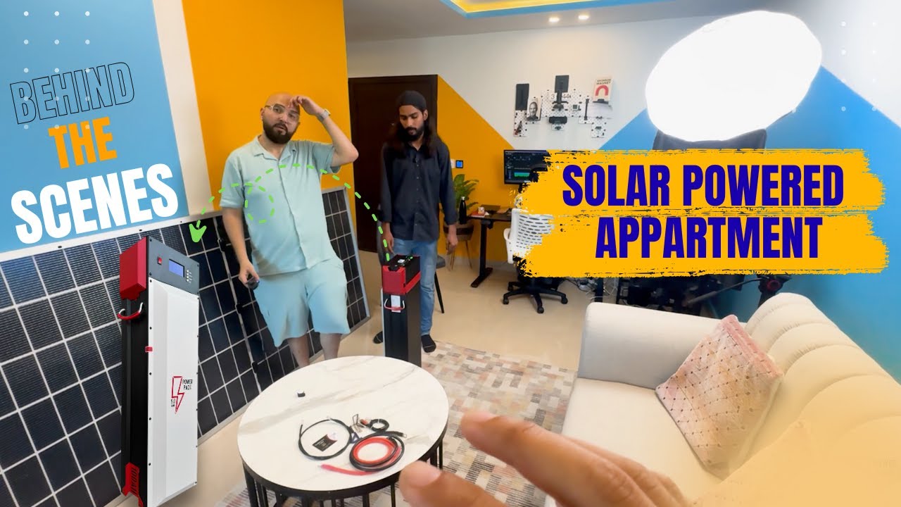 Behind the scenes: Battery Installation at Syed Owais Ali's Office