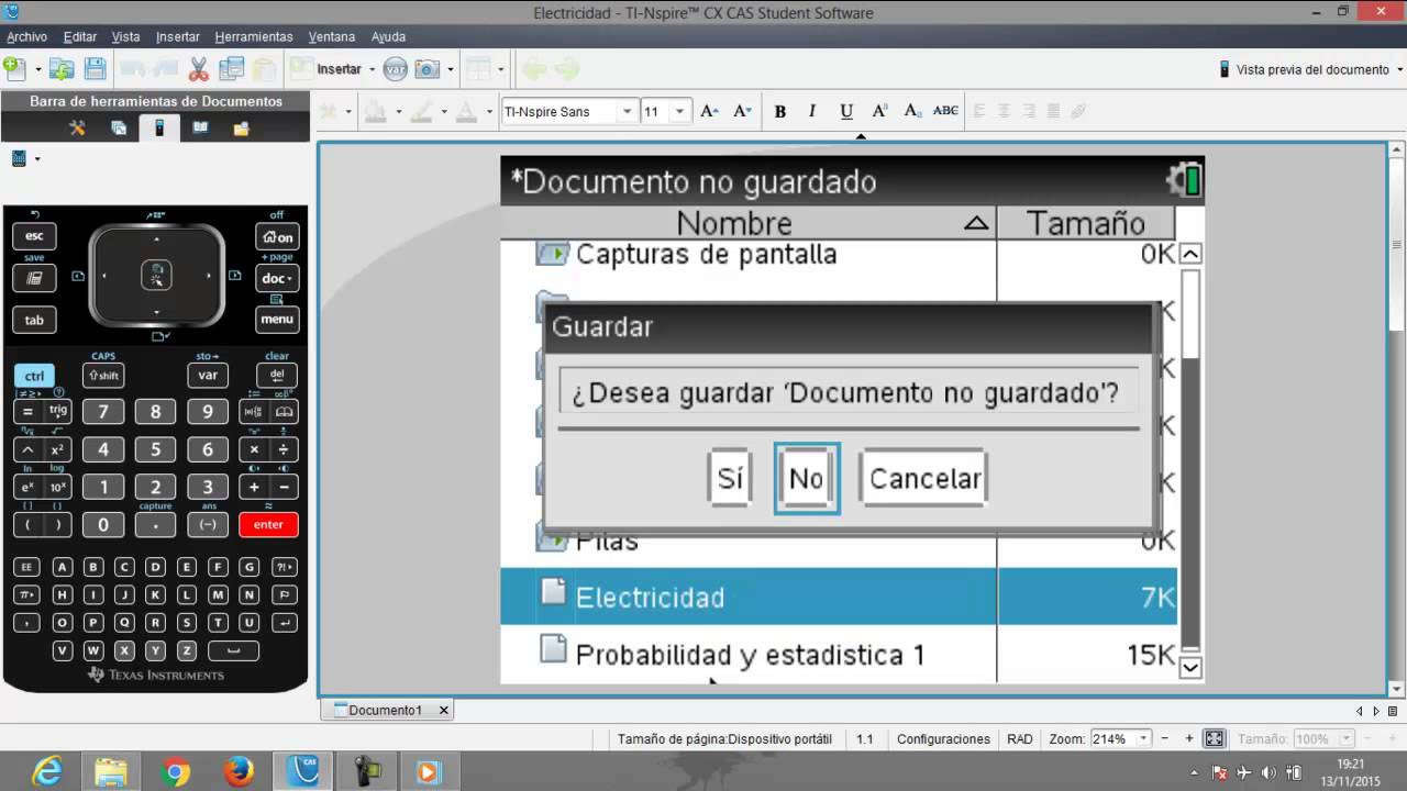 Ti Nspire CX CAS ¿como programar? Parte 3