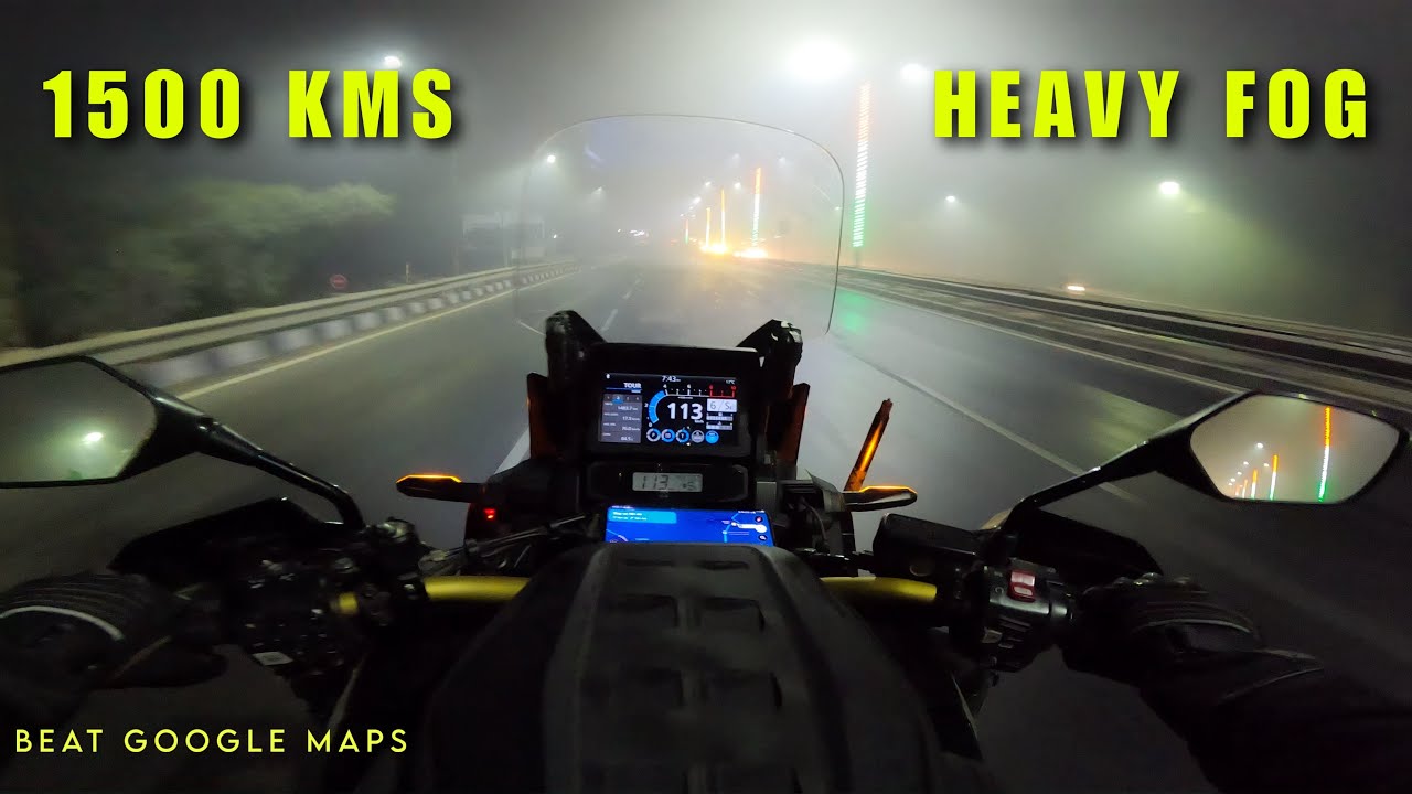 1500 KMS RIDE IN EXTREME FOG | MAHARASHTRA TO DELHI 1500 KMS EP-07 | BMW SE MILA SURPRISE
