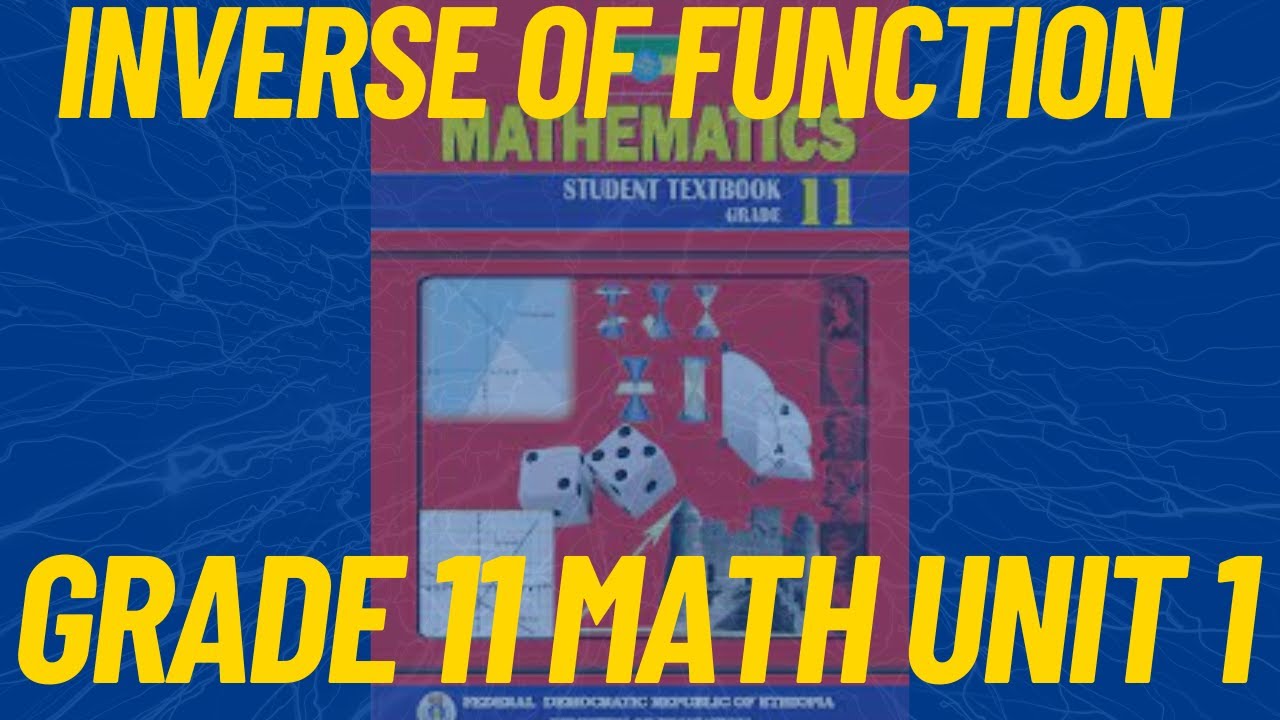 Inverse of Functions: A Tutorial in Amharic || #Ethiopia #Maths