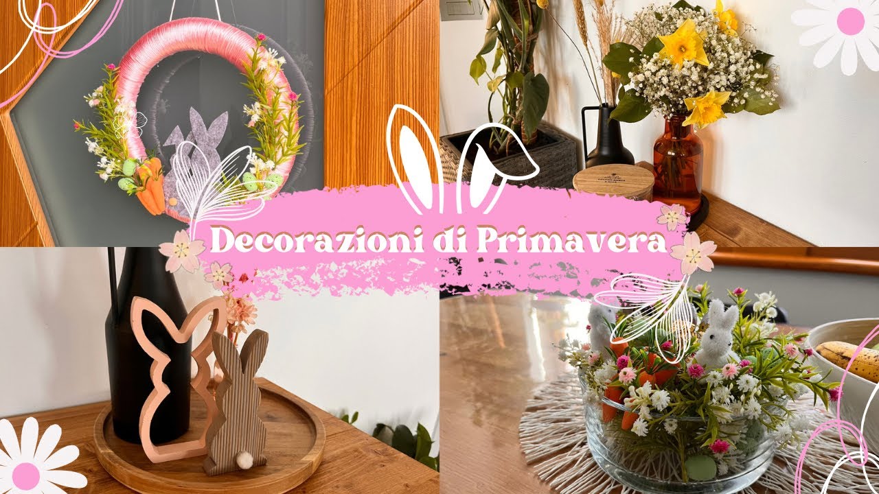 Decorazioni Primaverili e di Pasqua 🐰 Poca Spesa Massima Resa con un po' di Fai Da te ⚒️🪻