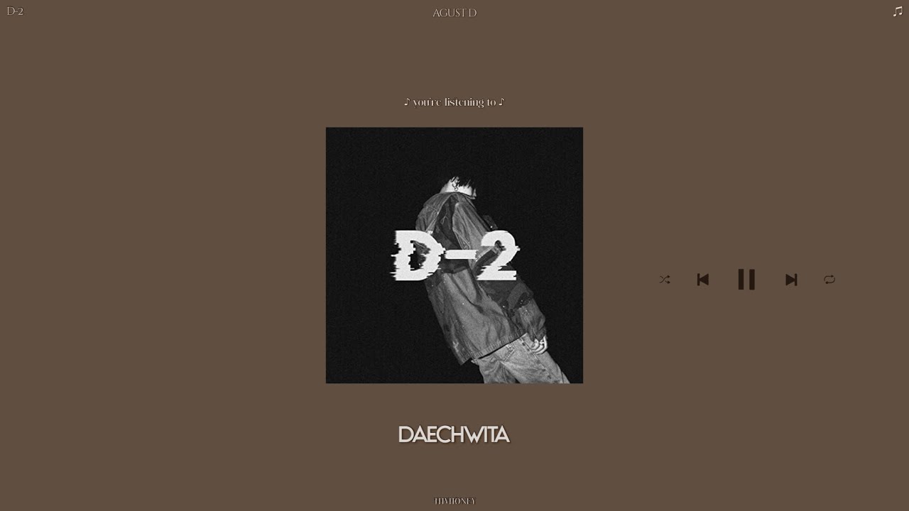 agust d - daechwita (sped up + reverb)