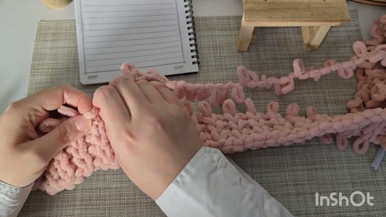 جاكيت شتوي(١)/خيوط البوفي/خيط الحلقات/knitting/jacket/puffy fine/ cardigan