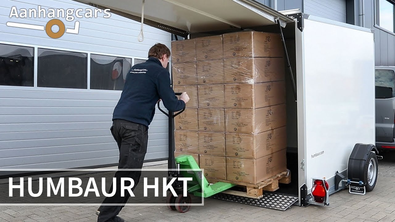Humbaur HKT zakbare gesloten aanhangwagen